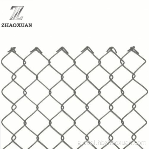 Galvanized Chain Link Fence for Sale Black vinyl coated 5 foot chain link fence Manufactory